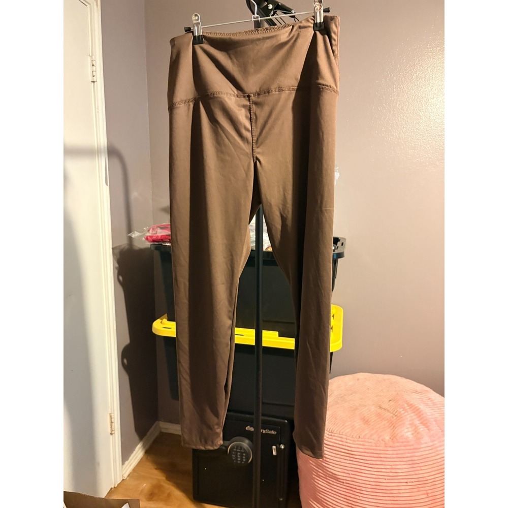 A New Day - Brown Yoga Pants Sz L